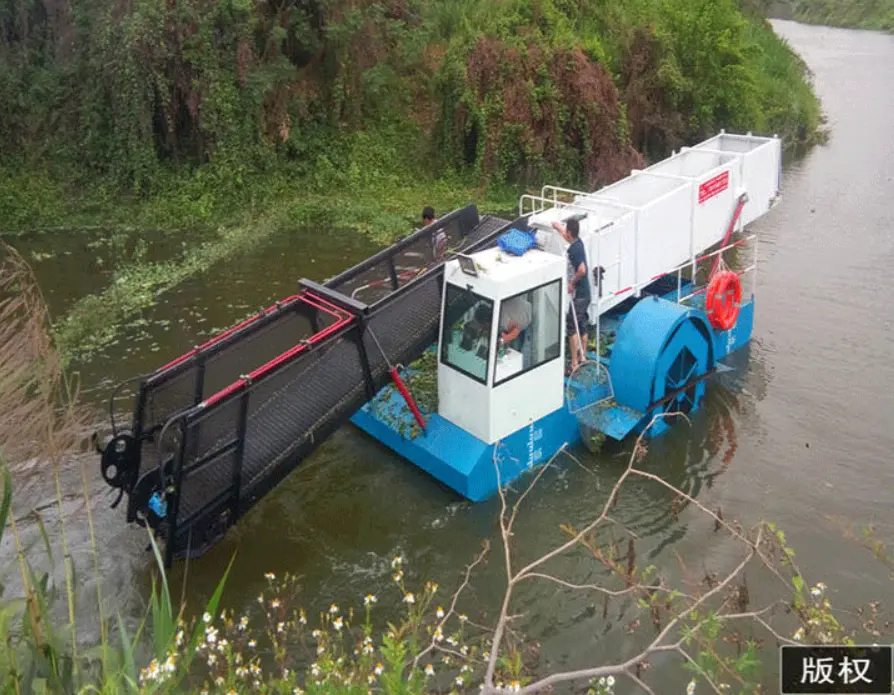 Водный гиацинт Лодка для сбора урожая